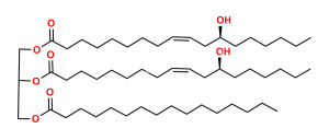 Diricinoleoyl-palmitoyl-glycerol