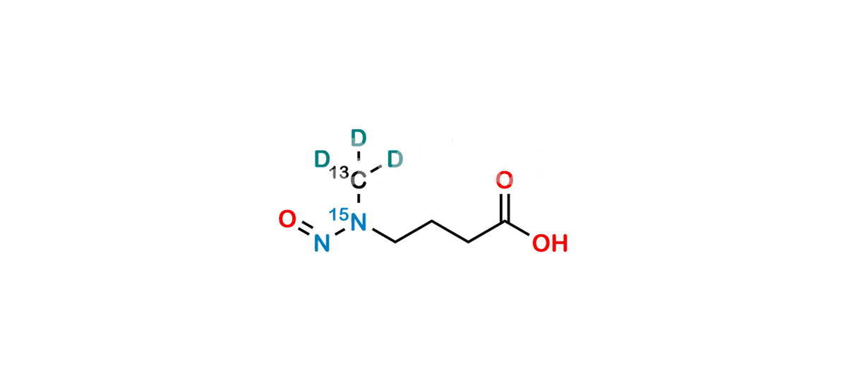 N-Nitroso N-Methyl 4-Amino Butyric Acid 13CD3 15N