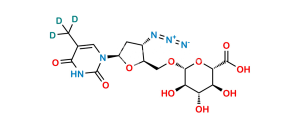Zidovudine-5-Glucuronide D3